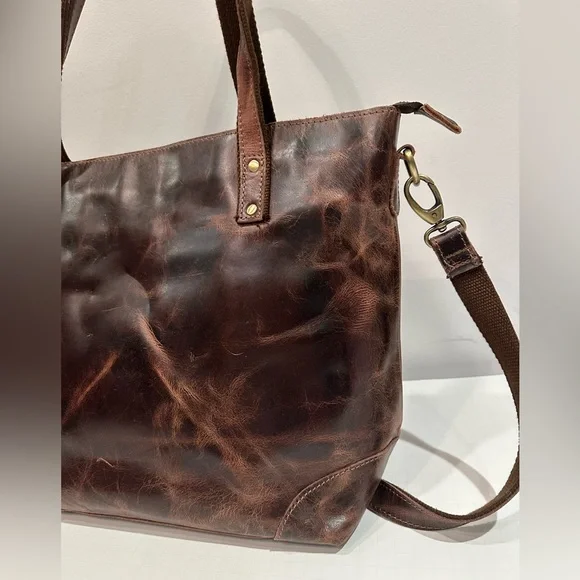 S-zone Vintage Genuine Leather shoulder Bag - Picture 5 of 7